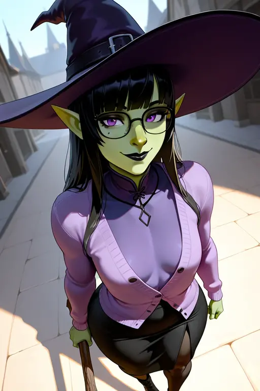 Female,pokemon,Hatterene, background, (cinematic lighting:1.1), (perfect focus:1.1), 8k hd, (detailed eyes:1.2),depth of field, bokeh, subsurface scattering, perfect breasts, wide ,((Ralsei Deltarune clothing )),bright colors, (furry detail:1.3),detailed background, realistic, photorealistic, ultra realistic,castle on a hill and a lot of fog, natural landscape,dry trees, thorns , sky, clouds,realistic, photorealistic ,smile,(fluffy:1.3), furry, buff, (realistic fur:1.1), (extreme fur detail:1.2),((light orange fur)),(Black pupil, brown eyes,pixar style eyes),3d pixar legs,anthropomorphic body almost of a human,(Dark Fantasy mode).