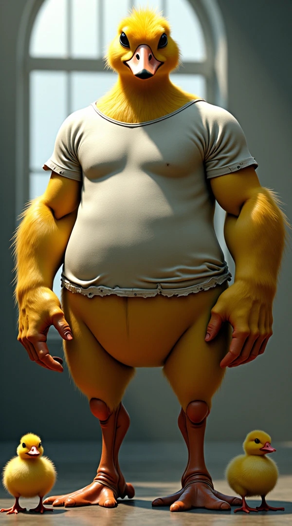 solo, golden retriever, twins, 60 year old male, coy smiles, three identical heads attached to the same body, golden retriever ears, bald, yellow fur, masculine, three necks, eyes, adult, male, (3d, by Disney), ugly, (overweight, fat, obese), beards, stubble, bathroom background, (shirtless, navel, male nipples, jeans, belt, bulge), correct hands, correct anatomy, (ultradetailed, best quality, detailed masterpiece, highly detailed masterpiece, 4k, professional cartoon:1.7), (natural pose, sexy pose, ((arms crossed:1.3))