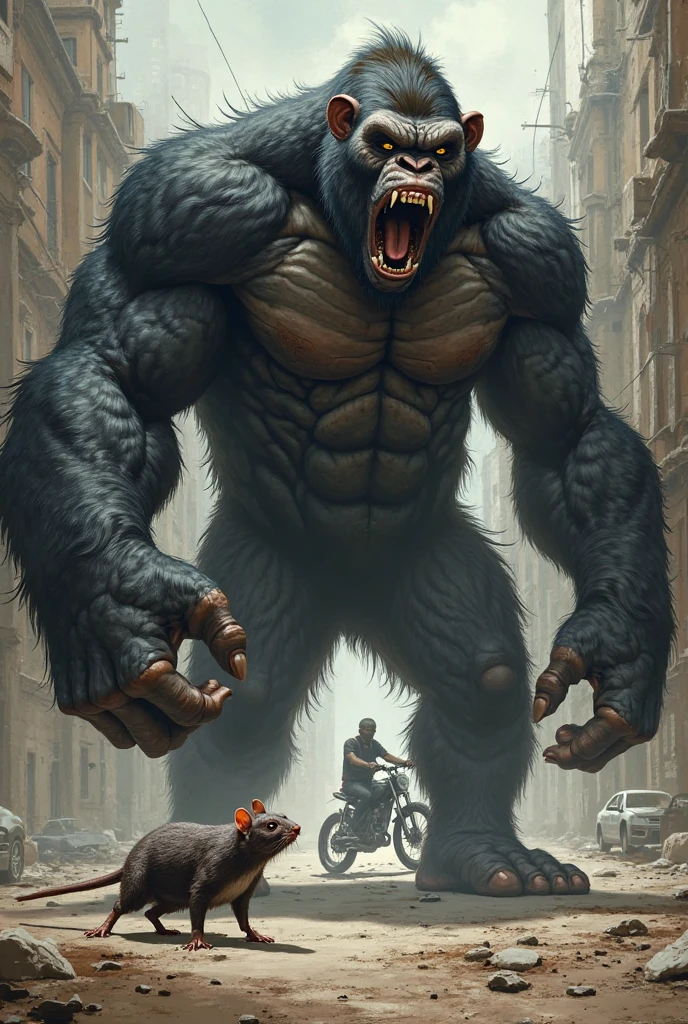 King Kong, el gigantesco simio de la Isla Calavera, se alzaba por encima de los rascacielos de Nueva York, rugiendo con una fuerza sobrehumana. His dark fur moved in the wind, and his eyes twinkled with an intensity that made clear his anger and his might..
People were running through the streets., gritando y tratando de huir de la furia de King Kong, that he had been mistakenly transported to the city from his home island. Los coches se estrellaban unos contra otros y los edificios temblaban bajo sus pies.
Pero mientras King Kong aterrorizaba a la ciudad, una joven mujer llamada Ann Darrow se encontr --auto