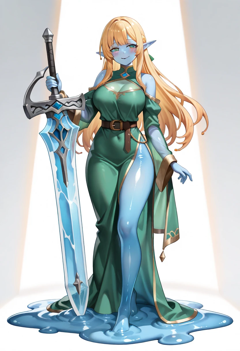 (masterpiece, top quality, best quality), pixel,pixel art,1women,big bosom,cleavage,muscle, armor,hold a staff,full body