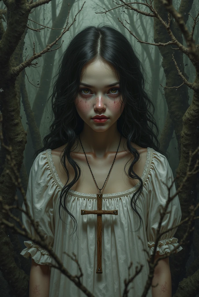 Clockwork angel,The Last Stand, demons worship in the style of aeon flux and tank girl, insanely detailed and intricate, pinterest,epic,Texture rule, golden ratio,hypermaximalist,ornate, ethereal, glamourous,Crescent moon goddess, hyper detailed, elegant, luxury, elite, horror, creepy, ominous, haunting, matte painting, cinematic, cgsociety