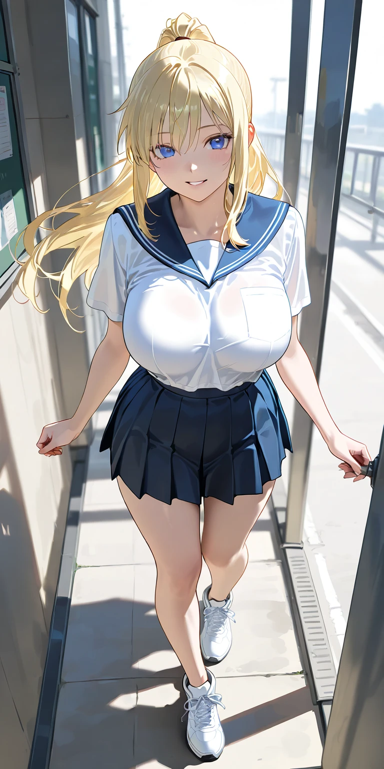 One girl, Beautiful smile, Open your mouth, Abstract, Flowers, leaf, Grapevine, masterpiece, highest quality, so beautiful, Absurd, up to date, Complex details, AI-generated, Complex,High resolution, highest quality, super high quality,3D Images、View the viewers、3D Images,one person,anime girl with long blonde hair and blue eyes posing for a picture, a hyperRealistic , hyperRealistic , Realistic , blonde anime girl with long hair, Smooth anime CG art, Beautiful anime school girl, (Large Breasts:1.5), Mature Body,Exposed nipples,Fine details,Abdominal muscles
