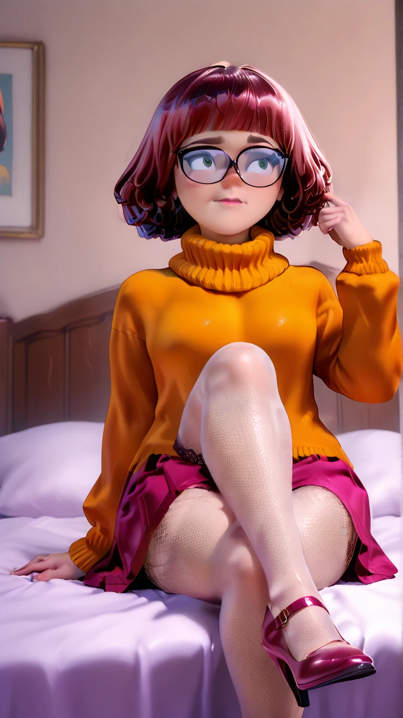 1 red head thin girl, very log hair, curly hair, beauty face,smirk, Big breasts, lustful, blushing, white bridal lingerie, white tight thong, full bust, white tight mesh-leotatd, front pose, pov, heart Glasses, nude, lustful, smile, Dark alley, one Street lighting , nsfw,(ahegao face), (heart Pupils), ((cum in tits)), ((cum on face)) focus on face 