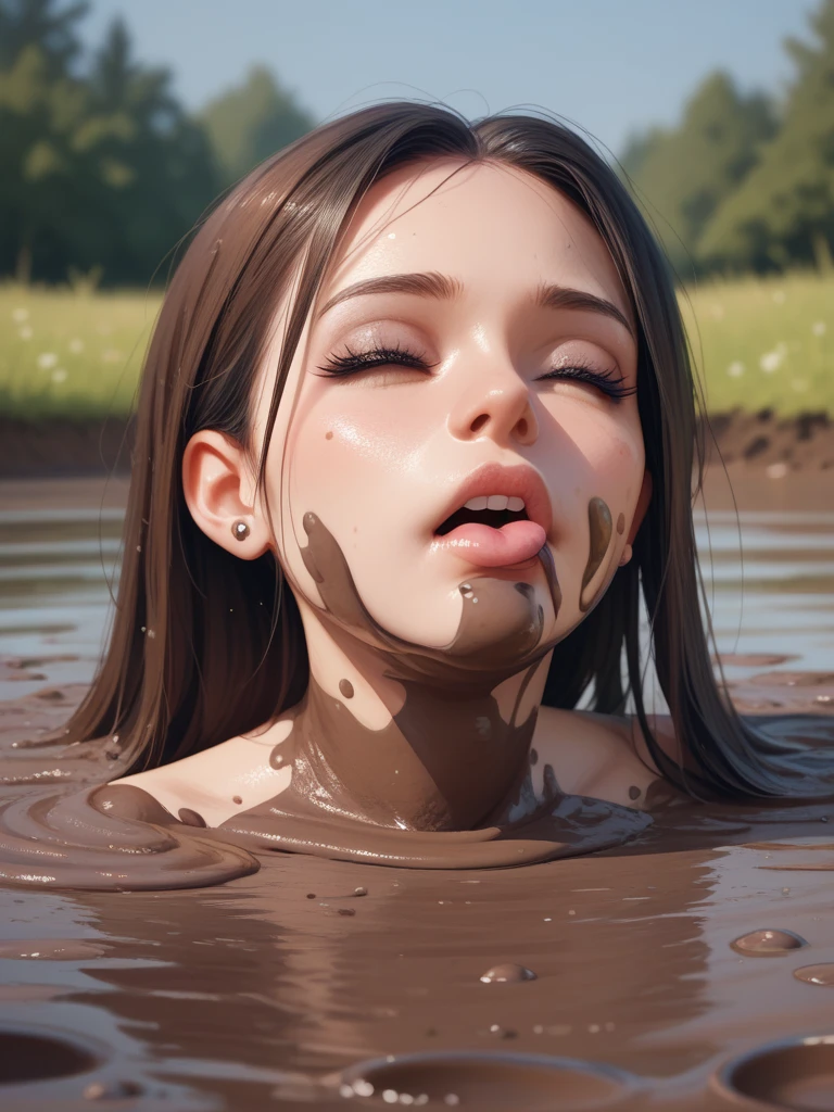 one girl, tifa lockhart, bust, solo, upper body, red eyes, black hair, choker, nsfw, white skin, open breasts, naked breasts, exposed breasts, nude, bare shoulders, masterpiece, highly detailed, look at viewer, shiny blured orange background, gradient sprayed background, surprised face, shy, shy face, camera from the front, gradient red purple background, blured background, glowing edges of image, short black skirt, (cum on face:1.3), (cum on mouth:1.4)