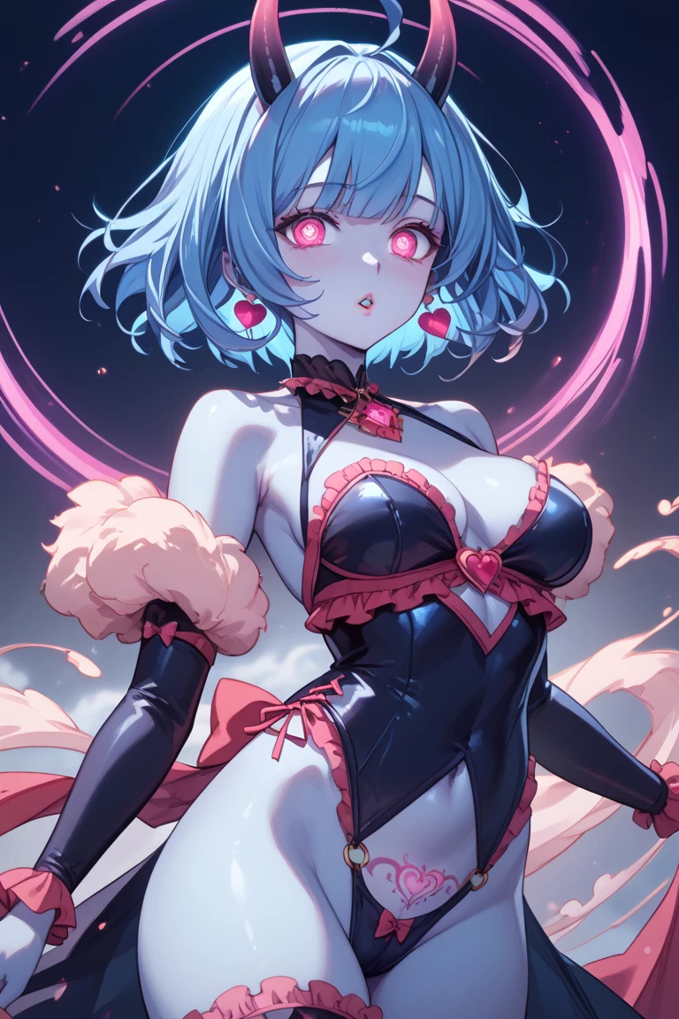 silber hair,butterflys,long whitr hair,8k wallpaper,detailedbackground,Highest high resolution,deep v big breasts,Hair covers one eye,Bandeau,chies,Purple roses,tight-fitting,themoon