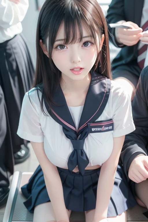 High school girl being sexually harassed