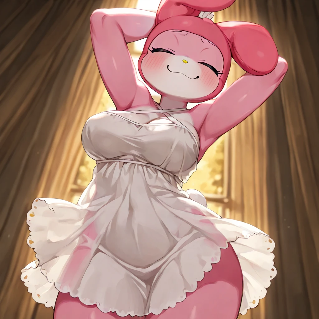 Character Stickers,STICKER, (solid outline:1.3), (NSFW:1.2), A detailed illustration of a vivid Sexy Princess Daisy from Mario squatting,cute princess peach solo,Dress open,bare breasts,big breasts,pink underwear,Short golden hair,blue eyes,Full body,25 years old,Pink Dress,white gloves,white canvas shoes,Wear a small crown.,Squatting,Smiling face,Rendered in 6 K resolution.,Shadows with softness,Black background for creating websites,2:3