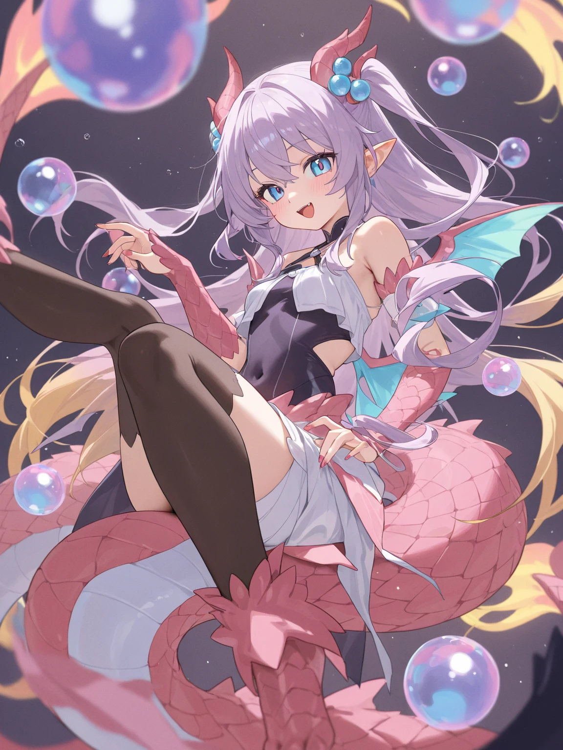 (((inside the cave)))、(((Open your eyes and scream:1.3)))、(((I'm pregnant and have a big belly:1.3))),(((Spread your legs wide:1.3,A tentacle is inserted into her pussy.:1.3、tits:1.3))),(((blur the background:1.3))),(((NSFW:1.3))),(((perfect human body))),(((Magical girl:1.3))),(((A tentacle is inserted into the butt:1.3))),animal ears:1.3,(((happy tears:1.3))),Feels good、big ribbon、one woman、colorful hair color、short hair、A swarm of tentacles fills the classroom、bound by tentacles、random perspective