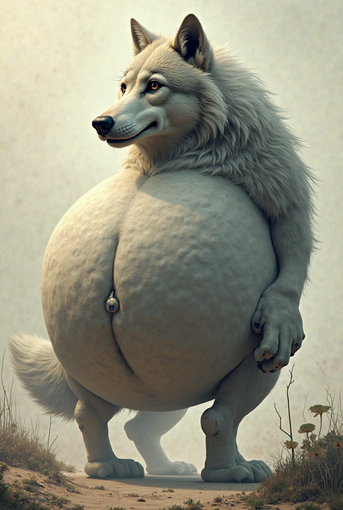 (((1 male anthropomorphic wolf))). (((Crowd of anthropomorphic female rabbits dressed as scary witches))). (((No humans))). (((Many female anthropomorphic rabbits are tickling a lone male anthropomorphic wolf's belly))). The anthropomorphic wolf is lying flat on his back spread eagle. They dance next to the large and bloated belly of a shocked anthropomorphic wolf who is restrained to the ground. photo realistic style. dark medieval dungeon. (((The anthropomorphic rabbits try to touch the anthropomorphic wolf's extremely large erect penis and extremely large testicles located on the anthropomorphic wolf))). side view. Full body shot of anthropomorphic wolf. Male anthropomorphic wolf has large soft pot belly. Anthropomorphic wolf belly focus view. Correct anatomy. NSFW. (((Only the anthropomorphic male wolf is nude))), everyone else wears female clothes. Sexual acts. Lewd acts.