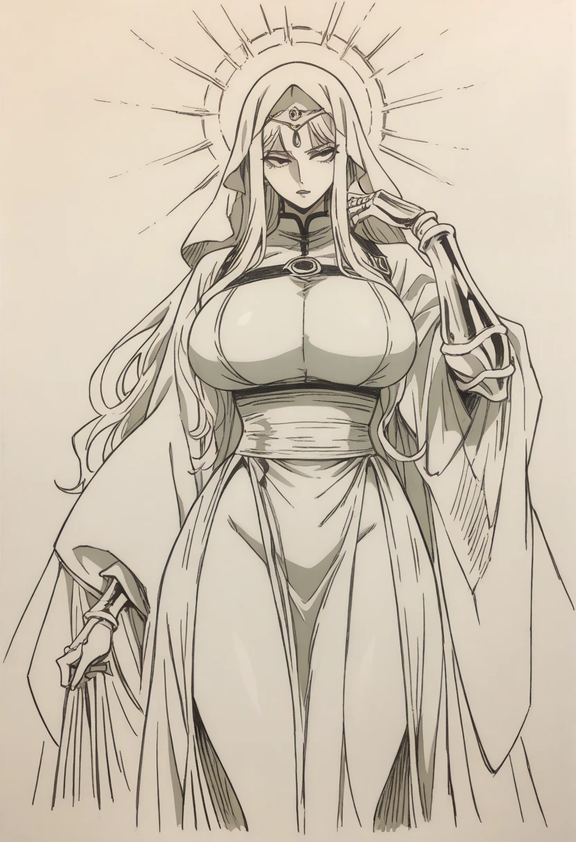 tmasterpiece, Need, Long hair, avatar close up,Flower line drawing background, White background, (Monochrome 1.3), Line drawings, ((Sketch)),scowling,Pondering,Brow furrowed,Crimson complexion,Flushed face,huge tit,On your stomach,(Narrow-eyed)、(( Fine slit eyes) ) Long eye makeup, (slender eyes)、lipstick, Pastel color,unity 8k wall paper、ultra - detailed、aestheticly pleasing、tmasterpiece、top-quality、The is very detailed、The most beautiful form、ellegance、Vibrant colors、(Thin lines)