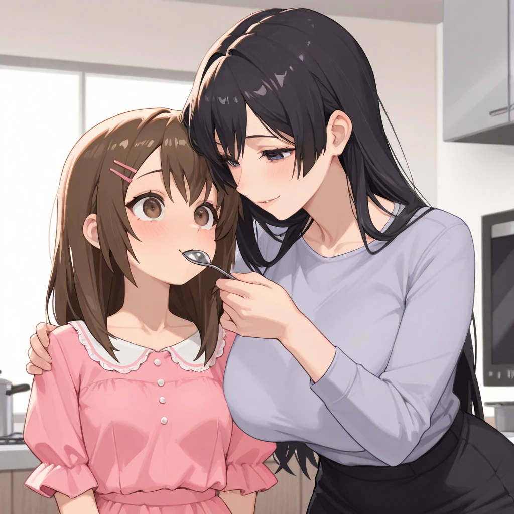 neko sucking another person cock, cock inside mouth