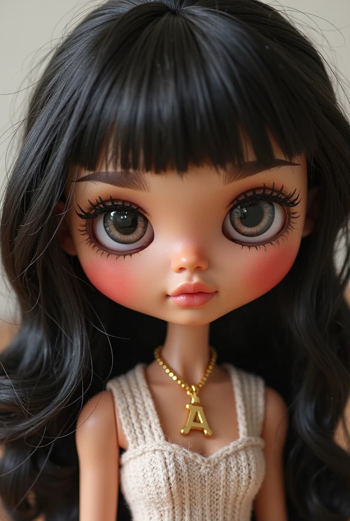 Preserves the doll's cute features and makes it look kawaii, Put black glasses and 1 piercing in the nose on the left side