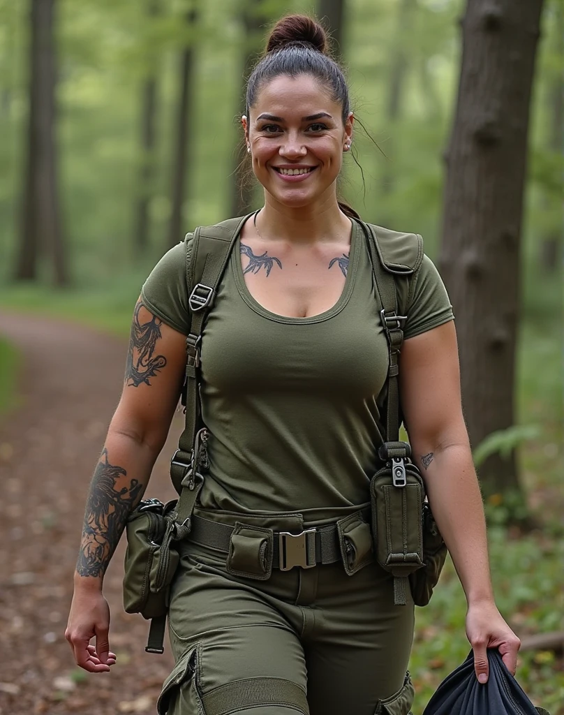 Raw, best quality, masterpiece, Ultra-realistic, ultra-detailed, Israelian, big breasts women, chubby, dirty face, panic face, wearing israeli army uniform, exposed suit, skin texture details, shoulder skin seen, sitting sadness, crying face, screaming, lost for war, cringe, crowded by Hamas soldier, 8k resolution 