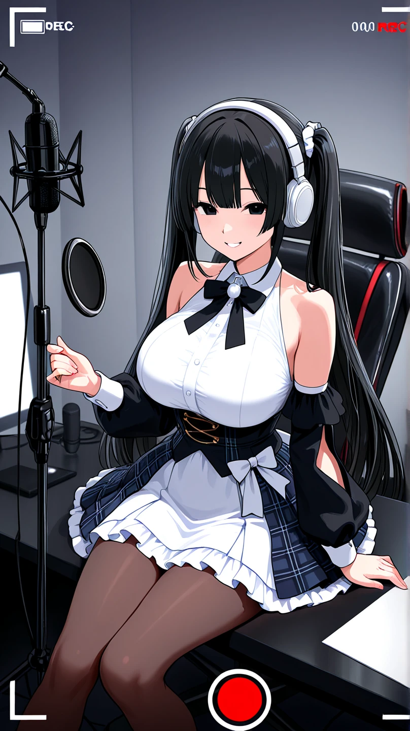Two Women、beautiful girl、One is a blonde gal、One is a plain girl、Sit on a chair、Big glasses、Dark Room、computer、Sit in a gaming chair、High-end headphones、Holding a dildo、computerに向き合う、Ahegao、In underwear、beautiful girl, Highest quality, Stripes模様のブラジャー、Thick thighs、Big 、Big Ass、Black Hair、long hair、Bangs、Sweaty body、I'm sweating all over、Excitedいる、Stripes々Panties、Play erotic games、The monitor is an erotic screen、The monitor shows a naked woman、Excited、Inserting a dildo into the vagina、Masturbation、masturbation、Masturbation、Intense piston of dildo、Squirting、Vigorously shaking your hips vulgarly、Lesbian play、Women making love、two lesbians、Inserting dildos into each other's vaginas、Petting each other、Intense orgasm