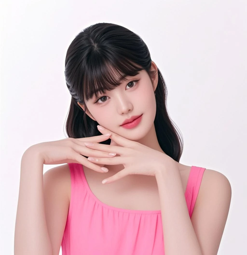 araffe girl in a white dress holding a popsicle in front of a colorful background, official artwork, promo still, official art, photoshoot, promo photo, aya takano color style, chiho, promo art, promo shot, colorful photo, promotional still, promo image, photo shoot, best artist, portrait of a japanese teen, tzuyu from twice