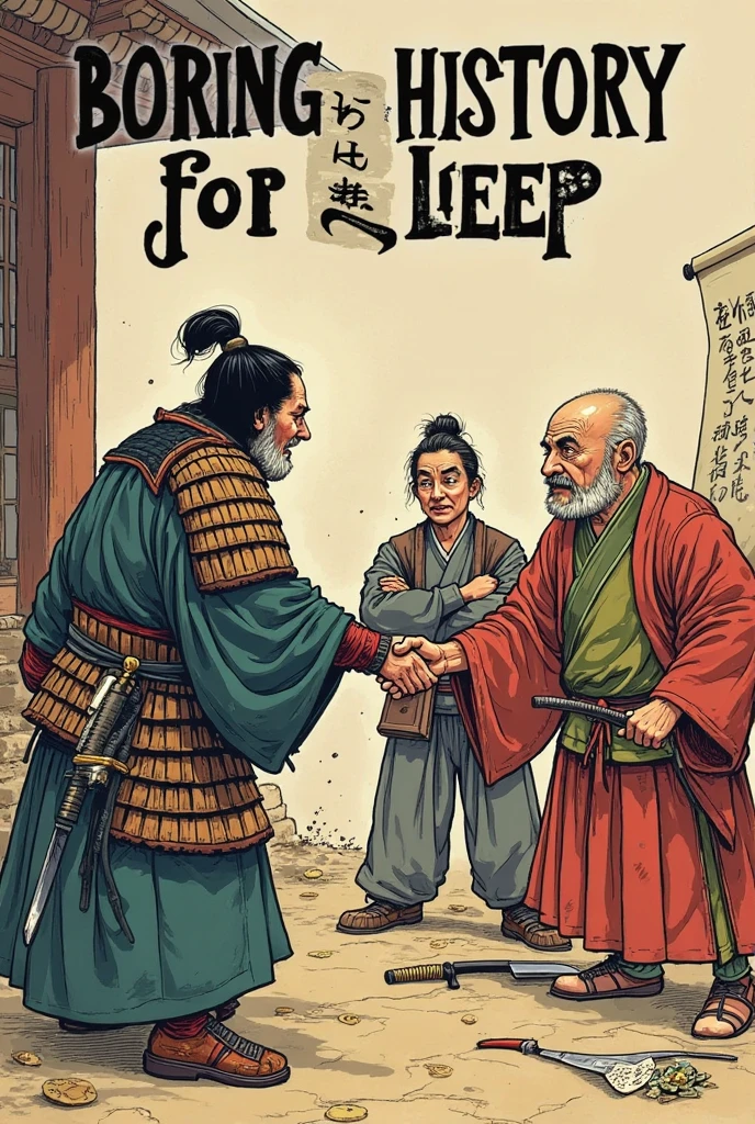 ((((Solo))))、highest quality, Best Quality,Best illustrations、middle ages、(((Brown robes)))、(((40-year-old uncle、Kaiser moustache)))、(Handstand)、White background