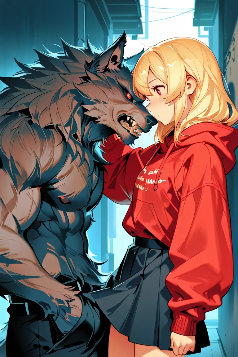 Open mouth,(Kiss),Best quality, insanely details,1girll,1boys, Sitting,On board and (1boys:1.4) blond hairbl, Denji (Chainsaw man),and 1gir,makima (Chainsaw man), Best quality, Ultra detailed, 1girll, , standing, Red hair, long braided hair, Golden eyes, bangs,, Bigboobs, stare, Smile, (Evil:1.2),, makima (Chainsaw man),shirt, side locks, Solo, uniform, White shirt, black necktie, Black pants