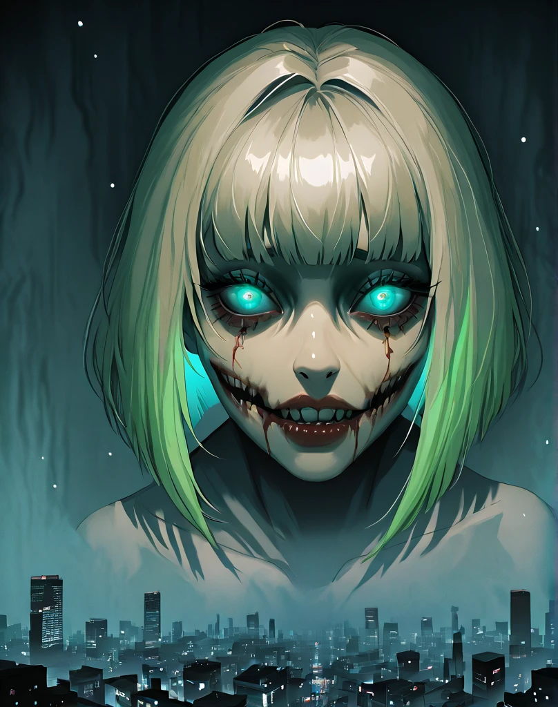 ((melhor qualidade)), ((super hdr)), ((8k)), ((horror anime girl)), ((horror girl))