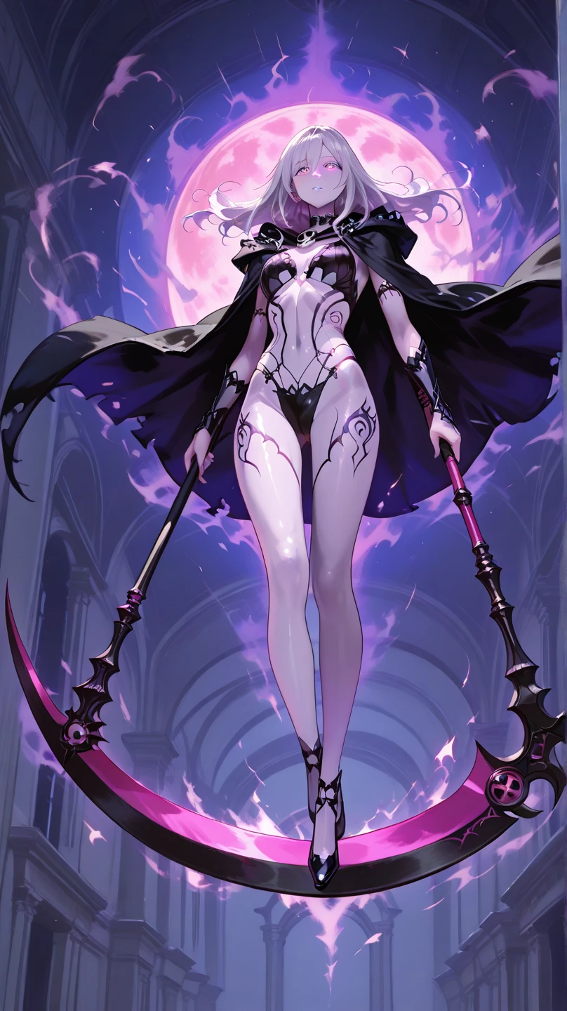 Masterpiece, Best Quality, Single Female, Adult, Grim Reaper (Tarot), Bard, Jester, Symbolism, Visual Arts, Occultism, Universal, Vision Casting, Philosophy, Iconography, Numerology, Popularity, Arts, Alphonse Mucha