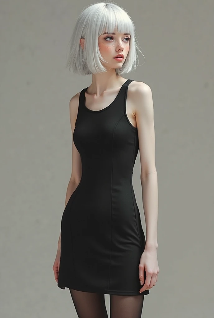 8K, Top Quality, Intricate Details, Ultra Detail, Ultra High Resolution, Masterpiece, close up shot, (full body: 1.1), Slender, Smile, (Makeup: 0.4), ,(( blue hair, bangs, short hair, blue eyes, long hair)), (Fluffy Eyes: 1.21), (()), 1girl, solo, 1 girl, (()), close up shot, , ((tall)), (((fit body))), (((slim face))), sharp face, (( ((black dress, maxi dress, skin tight dress)),, cleavege, crotch)) ,(detailed face), sharp face, small lips, , ,(( )) ,, ,
((,no bra, braless )), , (( )), detailed face, detailed breast, large breast ,huge breast, detail nipples ,, Narrow Waist, Skinny, tall , 190 cm tall, Muscular, Navel, Exposed Abdomen, Pointed Chest,, Beautiful girl with accentuated slender abs: 1.4, Six Pack Abs: 1.4, , Perfect Body, detail legs, (( dark background)), black background,