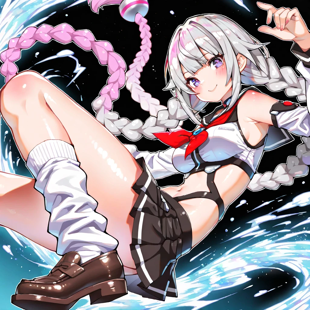 (((masterpiece))),(((best quality))),(ultra-detailed,high resolution:1.2),(illustration),((an extremely delicate and beautiful)),(detailed background), POV, ((((handjob)))), ((((ejaculation, projectile cum)))), veiny penis, ((((wrestling ring)))), ((1petit girl)and(1 boy)), multiple boys, hetero, ((((1petit girl,short stature)))),((((miyako/(blue archive/)))),official style, (slender body:1.4), (long hair,ponytail),white hair,bangs, purple eyes, (flat chest), covered navel, collarbone, pale skin,shiny skin, ((She wears micro bikini, thigh high socks), (disgust,mocking,looking down,close mouth,
clench teeth), (cum on clothes,cum on body,excessive cum:1.4),cum facial,bukkake,cum on hair,cum on pussy, clothing aside, clothed, (1muscular boy,tall stature:1.4), large penis, trembling, text,