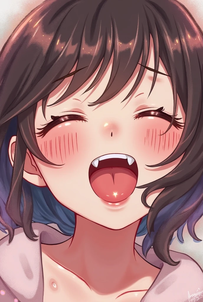 in the mouth, fang