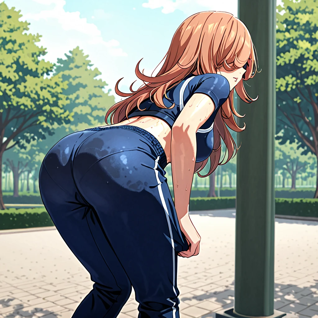source_anime,score_9,score_8_up,screencap, anime screencap, BREAK, power \(chainsaw man\), chainsaw man, demon horns, ass, outdoors, Chinese dress, tight ass, blindfold, on all foursz mounted, mounting, mounting sex, ((shota)), 1boy, age difference small boy, size difference, side view, anal sex