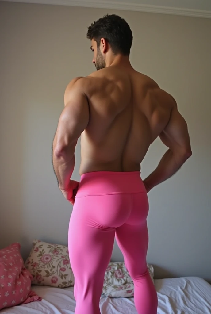 Asian man with very muscular gay sportswear and a big penis