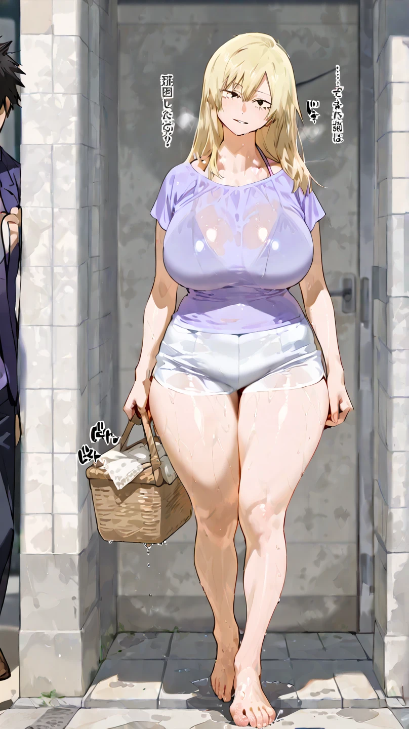 (Best quality: 1.5), (masterpiece: 1.5), (2.5D), (good definition), (detailed face), (well-drawn face), (vivid colors), (1 character), (exaggerated proportions), (hentai), (perfect anatomy), (character in the center), (absurd), (4k wallpaper), (detailed eyes), (perfect hands), (perfect fingers), (beautiful skin), (glossy skin) ), (perfect shadows), (perfect lighting), (full body), (beautiful eyes), (masterpiece), (voluptuous body), (pretty face), adult woman, milf, milf seductive face, blonde hair with a low and slightly disheveled ponytail, green eyes, wears glasses, wears a shirt dress, very nervous and embarrassed expression, huge breasts, huge thighs, huge butt, voluptuous body, good proportions, is having sex with an old man on a train