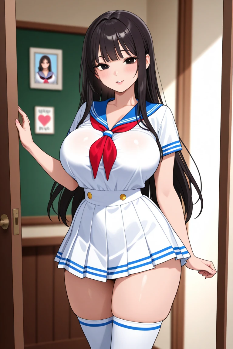 Sailor Senshi Uniform、pantiy、undergarment、s ass、Tiusto shot、Looking at Viewer, View here、Looking at the camera、nffsw、Face exposed to light、Sparkling eyes、Lively eyes、Crisp Contours、Clear contour lines、Clear contour lines、detailed contour aig eyes、Clear eyes、clearly defined eyes、A smile、A smile、Proud face、which are full of confidence々Face、cute face,((masutepiece)),((Best Quality)),Ultra-detailed,illustratio,explicit,Beautiful body,Beautiful nose,Beautiful character design,Perfect eyes,Perfect face,Wallpaper,超A high resolution,4K,Photography,(Beautiful, Large breasts:1.2),(Beautiful face:1.2),(Beautiful legs, Perfect legs),Shiny skin,official style,1girl in,masterpiece、Top image quality、Detailed details、One girl,Large breasts、huge-breasted、