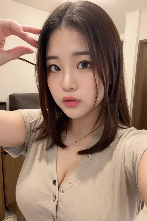 there is a woman taking a selfie in a mirror, dang my linh, sie boob, thicc, reluvy5213, [32k hd]^10, 21 years old, 2 , 🐝👗👾, quy ho, 2 4 year old female model, 👅 👅, 2 7 years old breasts