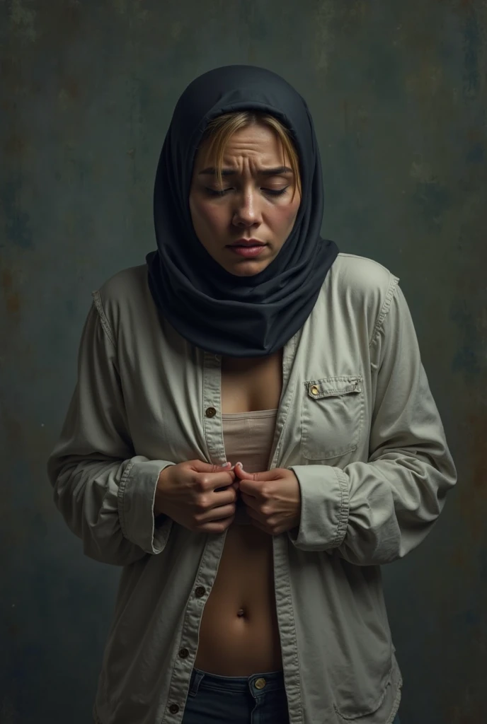 ((Realistic Face:1.3)), ((HALF BODY PORTRAIT)), ((VERY SHORT PLAID SKIRT:1.4)), ((ANGRY FACE EXPRESSION:1.3)), ((SHORT HIJAB)), ((Gigantic tits:1)), (dynamic photograph of a 78 year old Indonesian woman), (highly detailed face:1.4), (vascular muscles and abs:1.4), ((Dark background)) (8k, uhd, dslr, high quality, cinematic lighting, bokeh), (((sexy sultry stare at camera:0.8))), ((she is ready to dominate you:0.5)), ((beautiful feminine face)), add_detail:1,