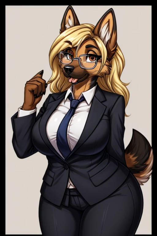 A dog