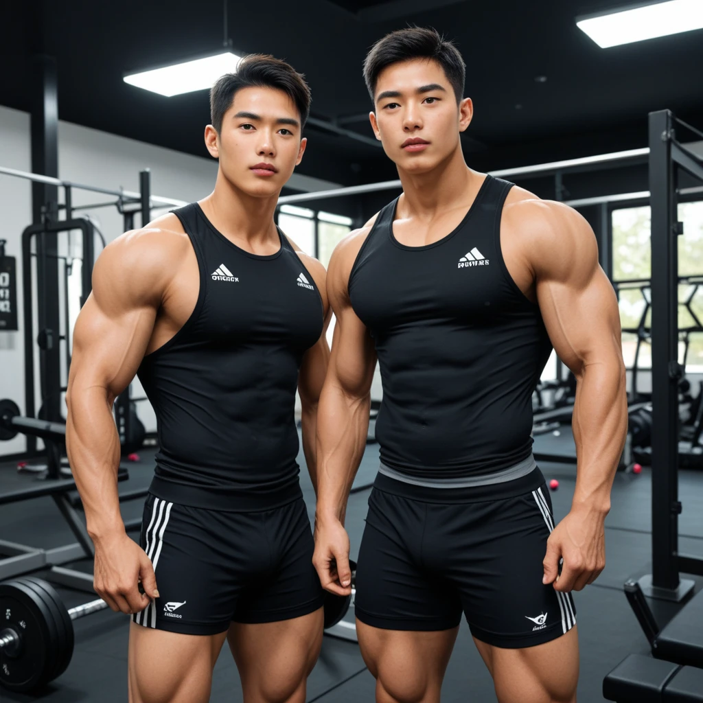 masseter membrane、well built、Asian people、male people、25 age old、cool guy、chest muscle、Brush cut、gay twinks、 scantily clad、cool guy、Muscular、largeeyes、The skin is smooth and delicate、Introduction to Hyde's entry and exit.、NS rich sizes、Authentic texture、Full body photo、Ultrathin、Ultra-thin transparent swimming trunks、large bulge、Big bag、Obvious big bag、Rugby player、soles of feet、pioneer、everlasting, sitted, lie、The three of them laughed happily together、Portrait photos、profesional lighting、8K分辨率、beautifuldetails、ultra - detailed、Have fun on the cruise