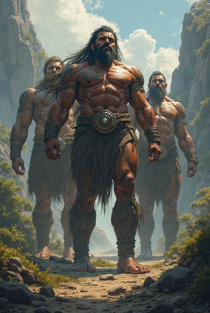 (Masterpiece, Best Quality), Cursed Barbarian: This digital artwork portrays a cursed barbarian, his weathered and rugged features etched in intricate detail. The curses upon him are depicted as green radiant glows, emanating from his body in low-key lighting. Nocturnal lighting illuminates the scene, casting long shadows and adding to the mysterious atmosphere. The digital painting showcases the astounding details of the barbarian's textured clothing and the striking patterns of the curse marks. The fast lens used in this low-light photography masterpiece captures every detail, resulting in a spectacular and captivating image.