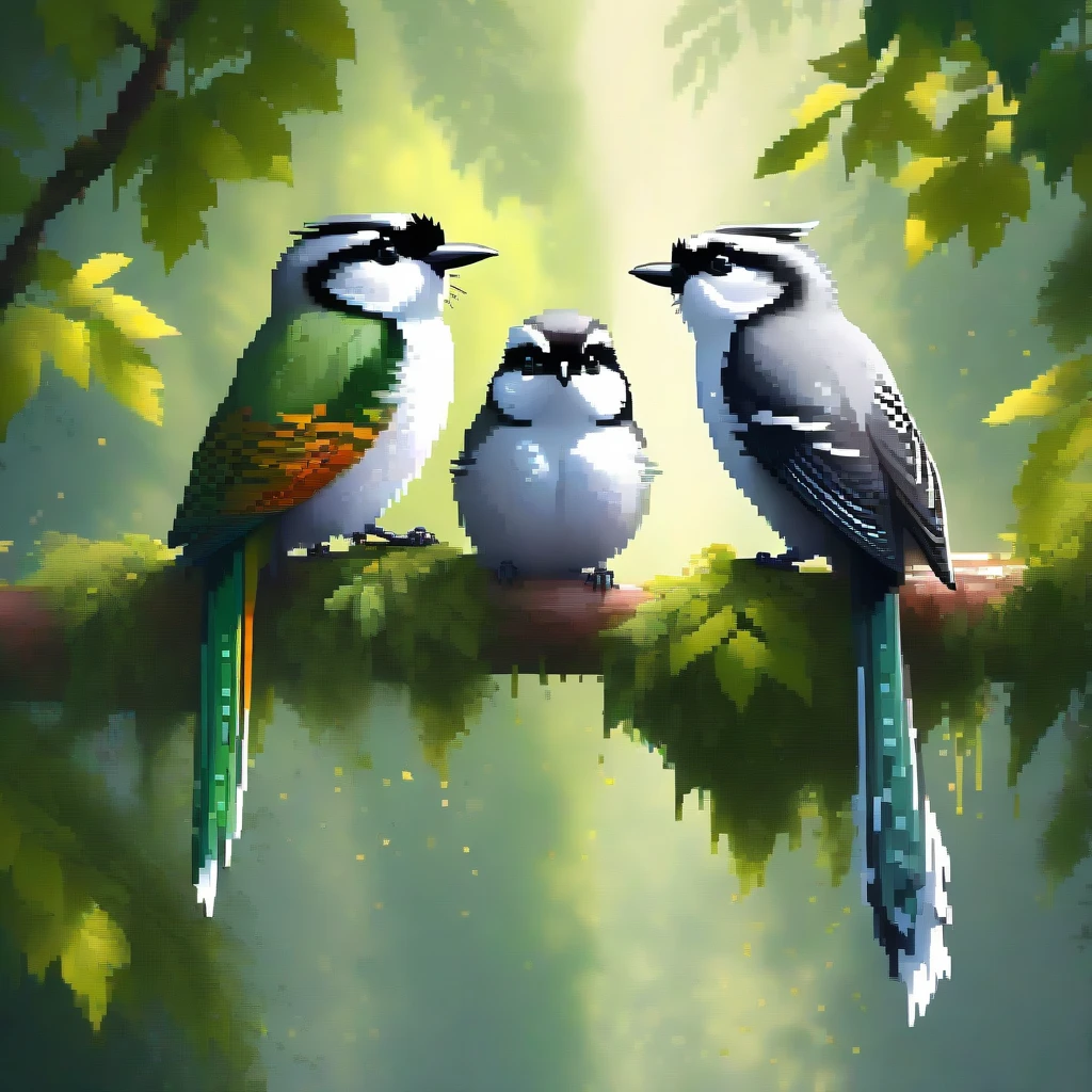Giribird，Red mouth，green feathery hair，Long legs，adolable，cartoonish style，Cartoon concept art，The bird，Nice birds，Artistic sense --auto