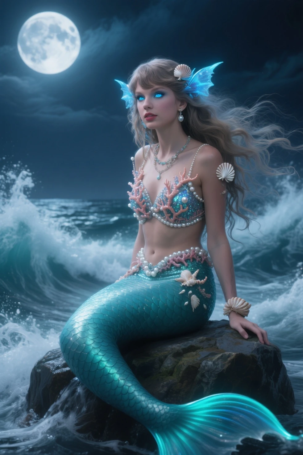 Alafed woman lying on dock with mermaid tail, Mermaid tail, beautiful mermaid, kristen bell as a mermaid, mermaid, emma watson as a mermaid, ariana grande as a mermaid, Emma Watson(Sea Mermaid), Mermaid Body, ariel the little mermaid, Portrait of the Mermaid, Little Mermaid, Portrait of the Mermaid Queen, real photoshoot queen of oceans