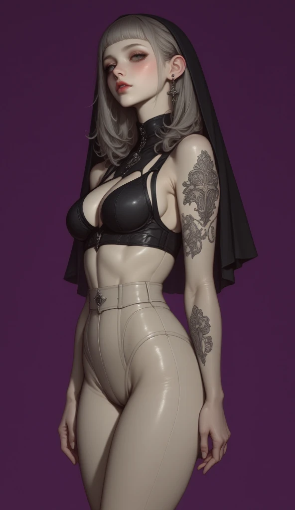 A big ass gothic girl naked