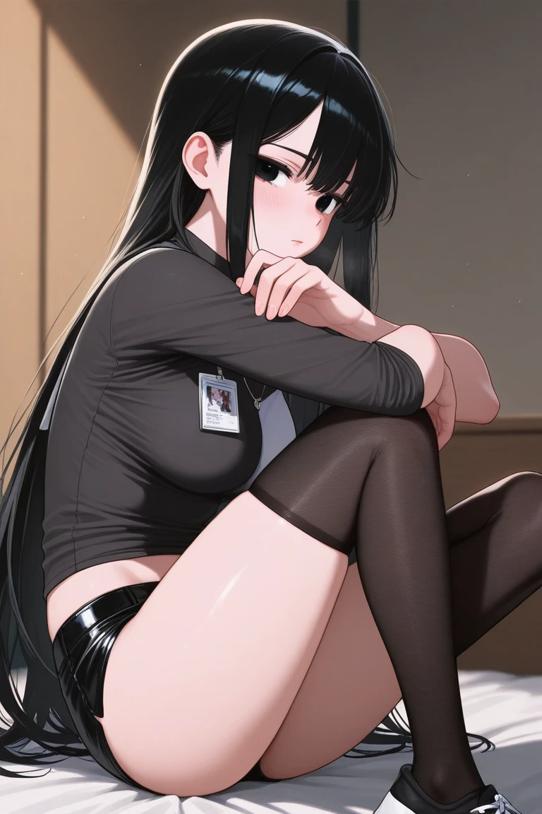 Stick out your tongue，spread their legs，blackstockings，Bundled，Flushed complexion，torn outfit，Wet with