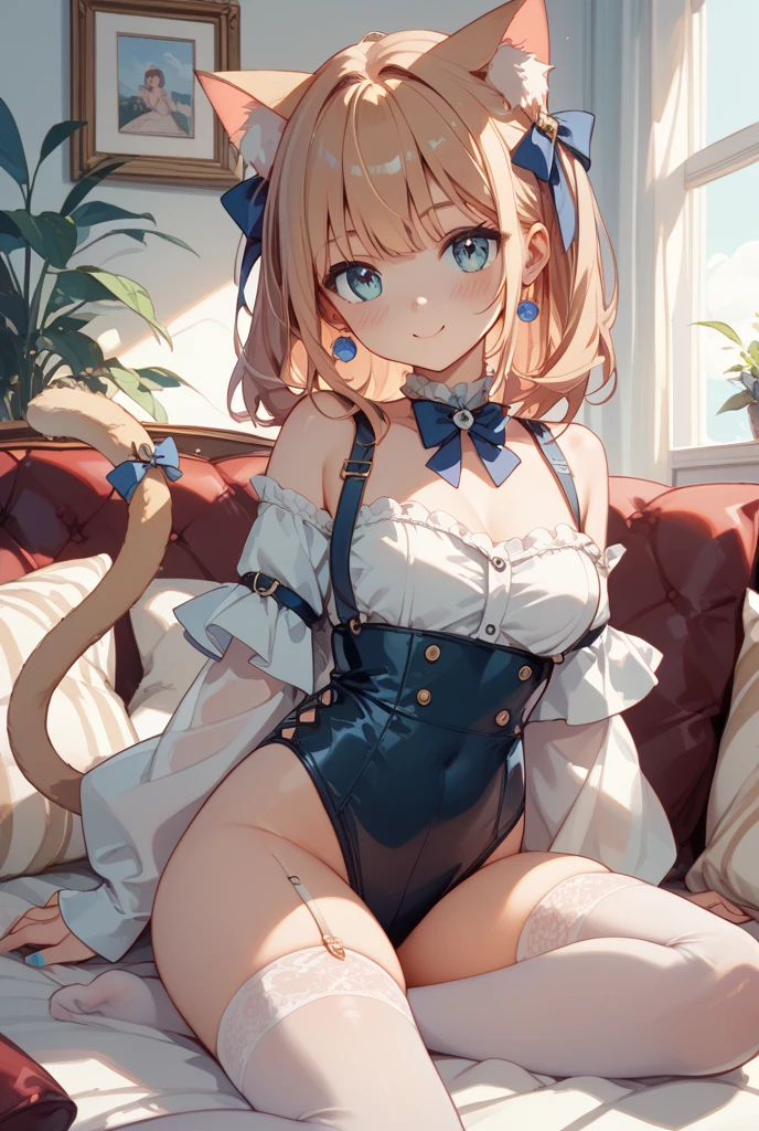 anime girl with huge breasts, with focus on the chest,