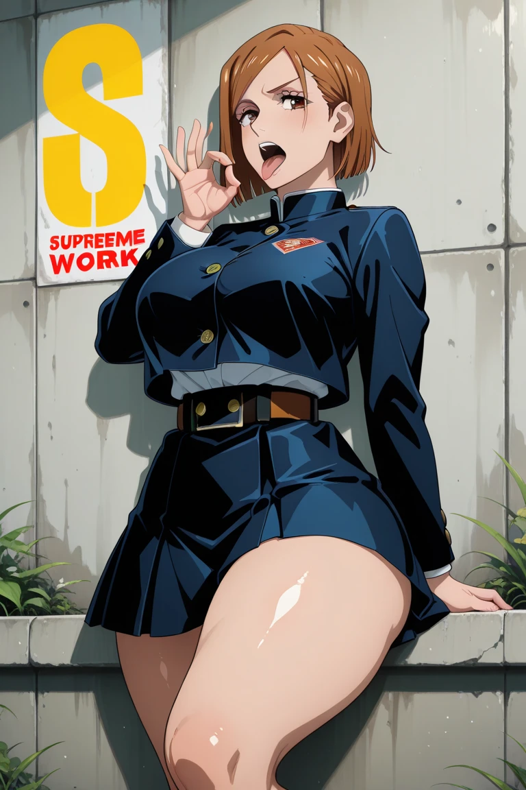 (Best Quality,4K,8K,hight resolution,masutepiece:1.2),Ultra-detailed,Realistic:1.37,Super masterpiece,Chained to an abandoned prison、Short-haired Supergirl kneeling barefoot、large full breasts、Looking at the camera、Glossy costume、Tattered costume、a choker、humiliated、Weekly magazine cover、Sex slaves、Covered in mud