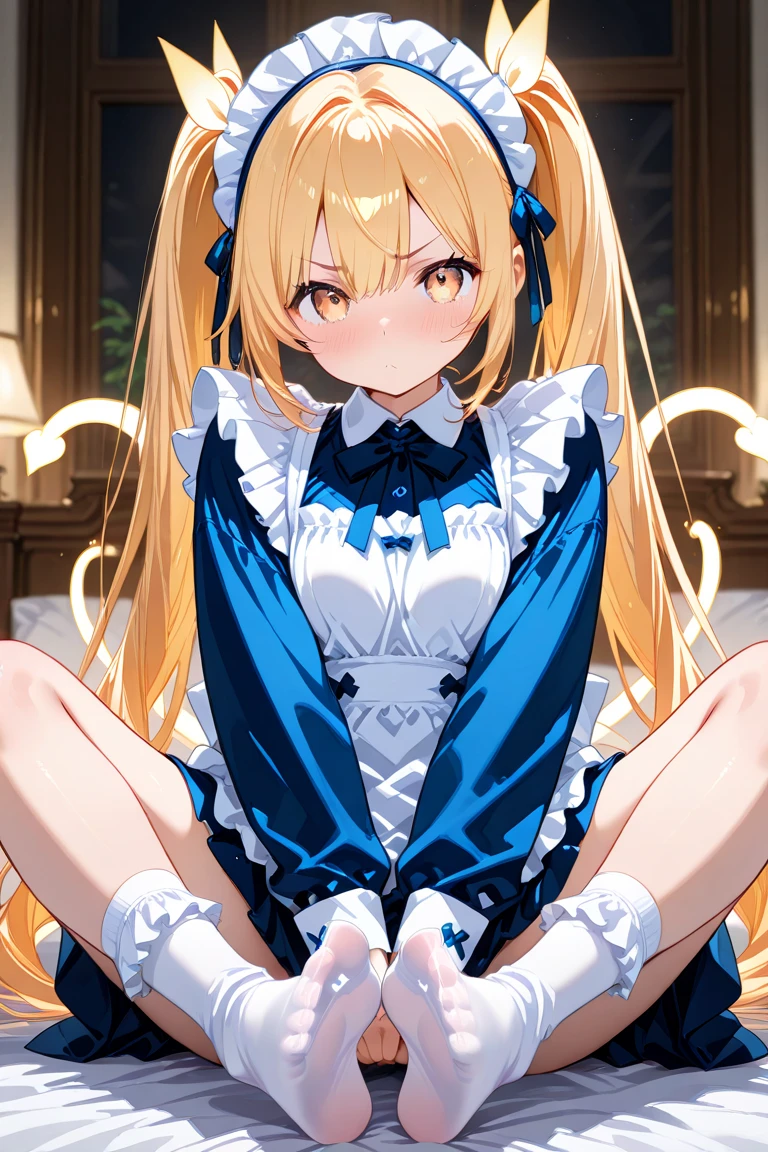 (masterpiece), best quality, expressive eyes, perfect face, perfect hands, blushing, lion queen, hair fringe, hair clips, large teardrop , sexy dress, cleavage, v-neck, fabric lace, fishnet stockings, long cape, fluttering, long high twintails, animal ears, incredible details, masterpiece, wallpaper art, full body art, hands on legs, laying down, solo, (glow, god rays, ethereal, dreamy, heavenly, otherworldly, dream-like, breathtaking, captivating, divine),