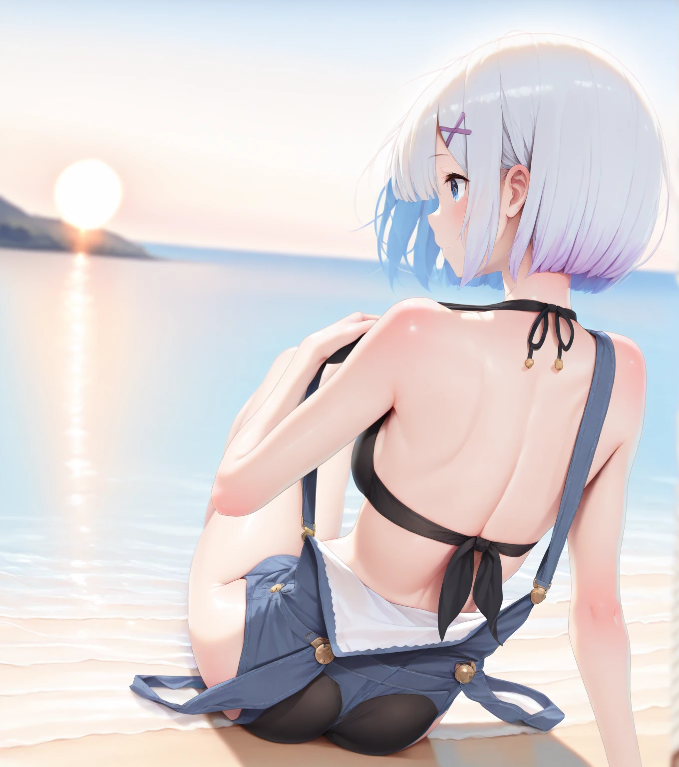 Upper body, Smile, blush, Outdoors, day, Simple background, Blue sky, skyporn, temple, Looking at Viewer, stairs, mont, Moody lighting, face to the viewer, Hires, Best Quality, Official art, NSFW, best anatomy, Untitled ID: 1W9nOdU t2i All Ages Copy URL Portrait of a Girl, the most beautiful in the world, (Swimsuit :1.2), cleavage, hands behind back,Wink, lightsmile, Lean forward, splash water, Enjoy, skin tanned, Outdoors, Intense sunlight, Realistic ocean, Professional photos of stunning women, Detailed, Shy, bashful, Blushing, Sharp Focus, Dramatic, awardwinning, Cinematic lighting, Volumetrics DTX, (Film grain, Blurry background, blurred foreground, Bokeh, depth of fields, Sunset,interaction,), (masutepiece), (very intricate:1.3),