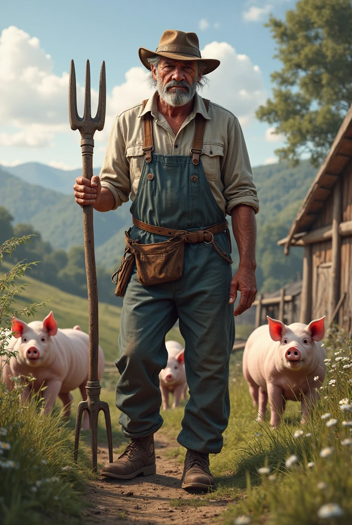 
**Old MacDonald had a farm
**And on that farm, he had a pigs
**E-I-E-I-O.*


