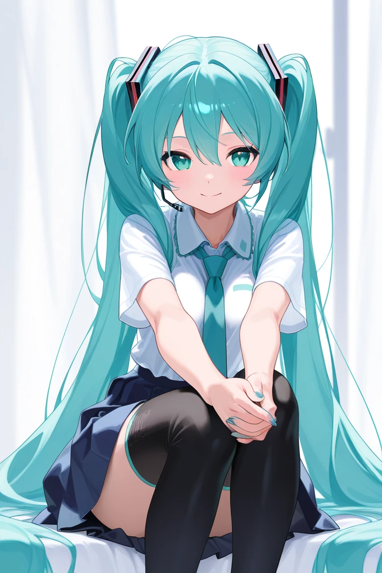 masterpiece, best quality, 1girl, hatsune miku, peeing on a doll, a doll being peed on