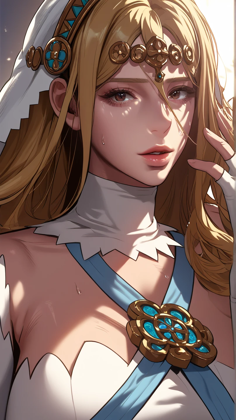 (best quality, 4K, Masterpiece :1.3), beautiful woman, Too realistic, 1 girl, (big breasts, attractive body :1.2, transparent cloak, floating,fly up and down,bottom view,bare,Show her pussy and anus,behind view,open mouth,body drenched