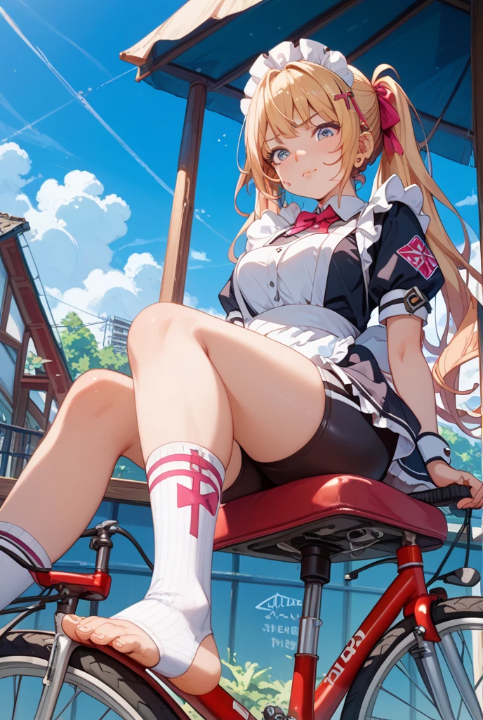Angel Girl Rides a Bicycle