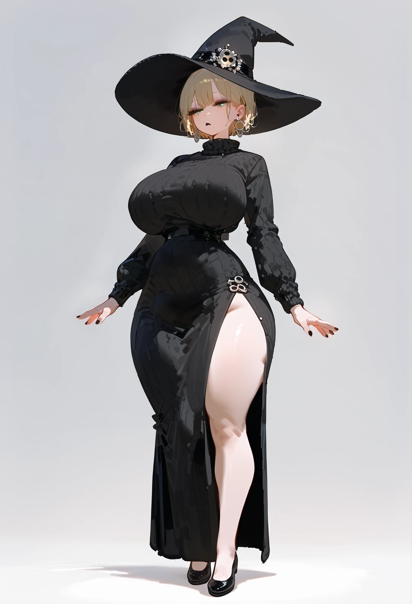 独奏,full bodyesbian,Drow Elves,(White hair),Black skin,pointy ears,Pink love pupils,Happy expression,Customs,Sex practitioners,Collar,Nipple rings,Lace lingerie big breasts,Purple transparent cloak,Shirtless,voluptuous figure,Black-skinned babes,Black alley background,themoon,the night,Deep alleys with no people,Gloomy sky,The wife-like feeling of others,Prostitutes,4 months pregnant,Pregnant women with,slender leg,pretty high-heel,(Speaking heart:1.4)