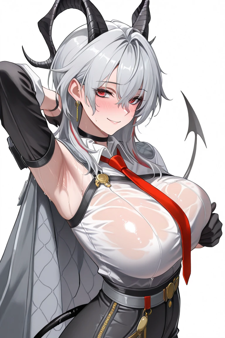 score_9, score_8_up, source_アニメ,,kiwi-default,purple eyes,empty eyes,grey hair,,stockings,High leg,latex,tie,garter belt,Reverse Bunny Suit,bikini,High heels,Heavy breathing,gloves,Wet and see-through,Areola,Pusse,Plumpt view,Riding