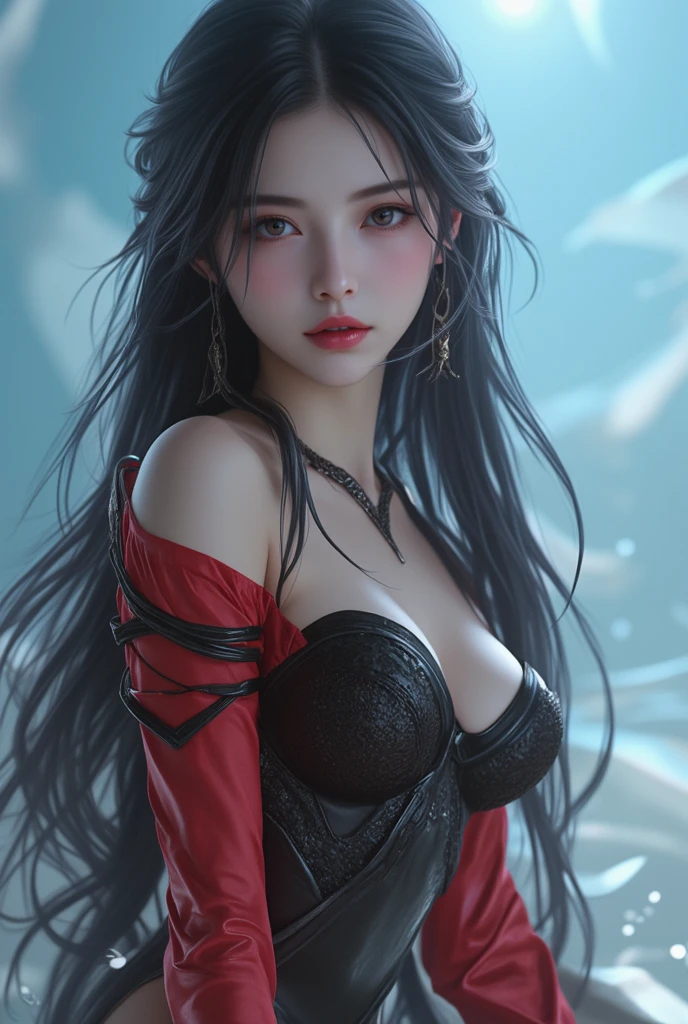 (1girl:1.3), Solo, (((Very detailed face)))), ((Very detailed eyes and face)))), (nipples), (torn costume), ((Torn in center breast costum)), ((Wet breast)), ((medium breast)), spidergirl swing, Beautiful detail eyes, Body parts__, Official art, Unified 8k wallpaper, Super detailed, beautiful and beautiful, beautiful, masterpiece, best quality, original, masterpiece, super fine photo, best quality, super high resolution, realistic realism, sunlight, full body: 1.1, amazing beauty, dynamic pose, delicate face, vibrant eyes, (from the front), She wears Spider-Man suit, red and black color scheme, spider, very detailed city roof background, rooftop, overlooking the city, detailed face, detailed complex busy background, messy, gorgeous, milky white, highly detailed skin, realistic skin details, visible pores, clear focus, volumetric fog, 8k uhd, DSLR, high quality, film grain, fair skin, photo realism, lomography, futuristic dystopian megalopolis, translucent